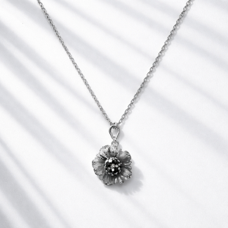 Varese Silver me lule dhe gurë zirkon