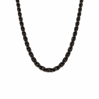 Zinxhir për Meshkuj – Black Rope Chain