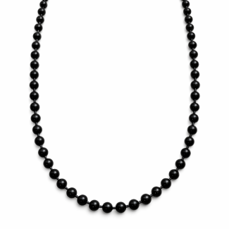 Zinxhir Premium për Meshkuj – Black Beaded Necklace