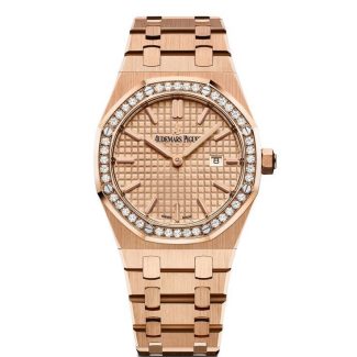 Audemars Piguet Royal Oak – Rose Gold me Diamantë
