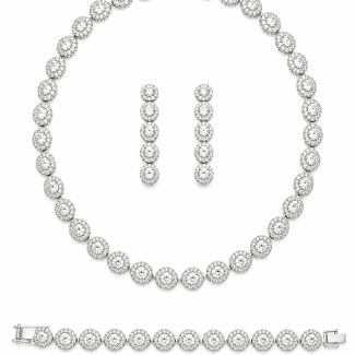 Set Ekskluziv me Gurë Zirkon – Elegancë që Shkëlqen