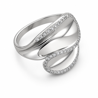 Unazë Silver 925 me Gurë Zircon – Stil Modern & Elegancë e Pastër