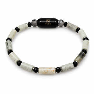 NERO – White Stone Bracelet