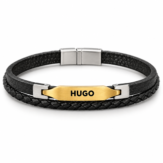 Byzylyk HUGO për Meshkuj – Black & Gold