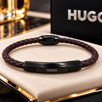 Dorëzore për Meshkuj HUGO – Lëkurë Brown & Black Edition